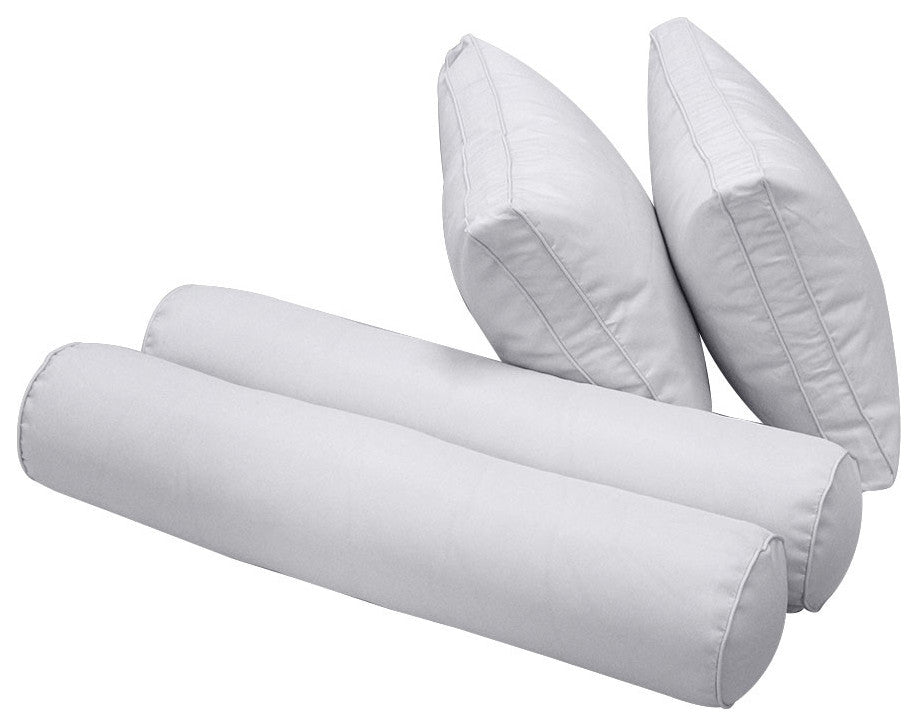 S1 Queen Size 5PC Pipe Daybed Mattress Cushion Bolster Pillow Complete Set AD105