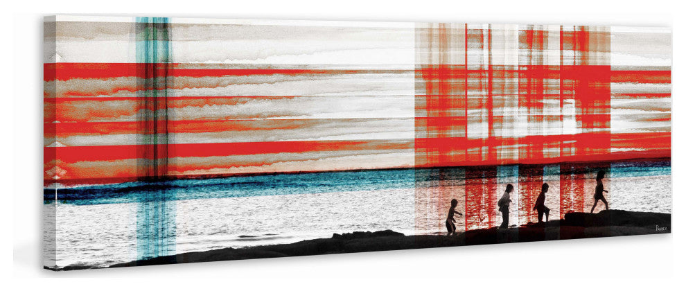 "Playa Vik" Fine Art Canvas Print, 60"x20"