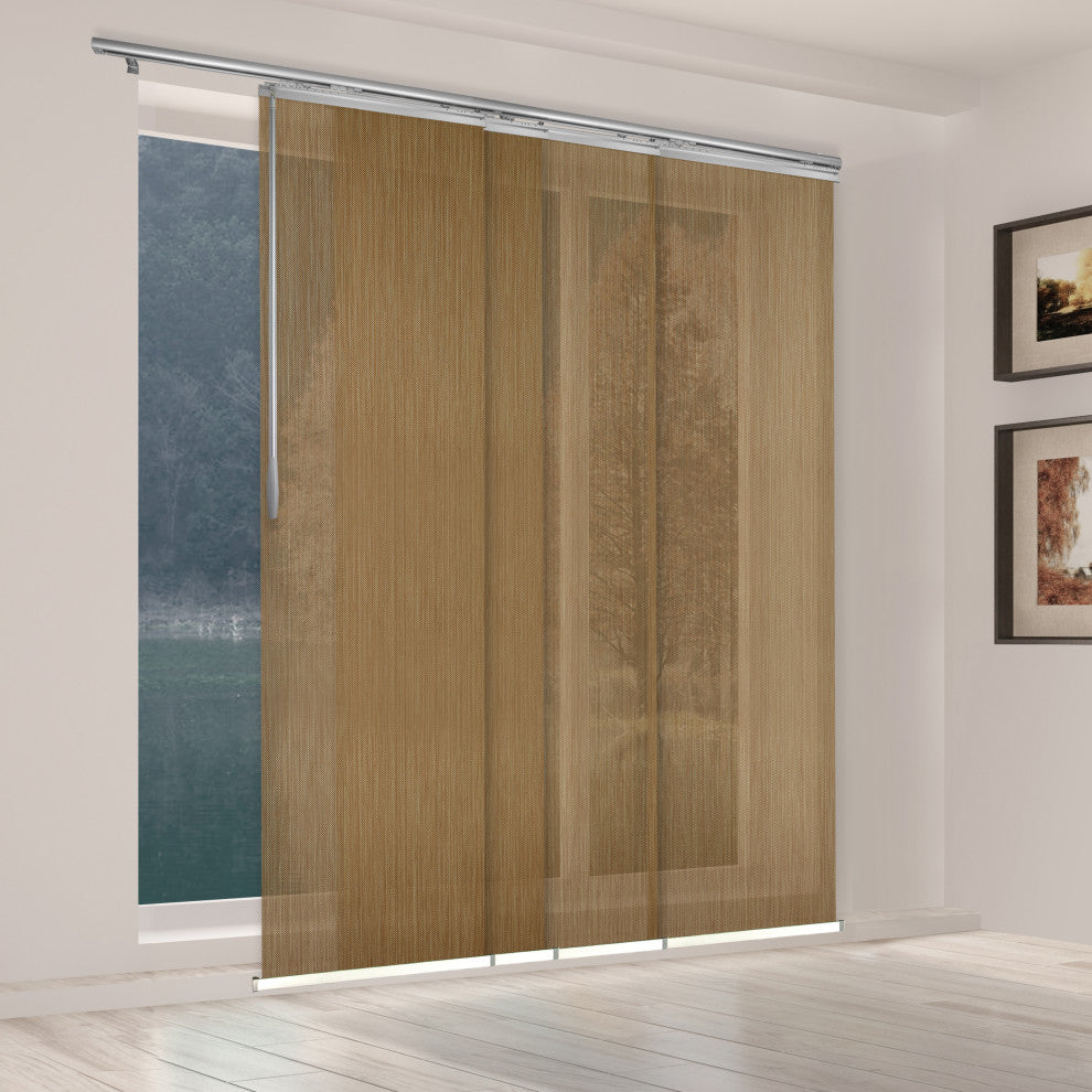 Anders 4-Panel Track Extendable Vertical Blinds 48-88"W