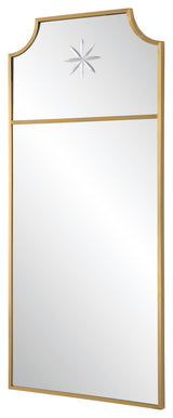 Uttermost Caddington Tall Brass Mirror