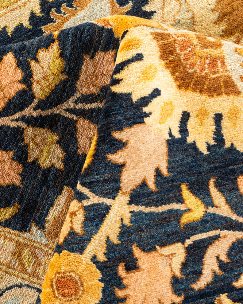 Mogul, One-of-a-Kind Hand-Knotted Area Rug Blue, 11' 10" x 15' 5"