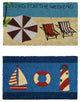 Rubber-Cal Summer "Beach Doormat" Kit 18" x 30" 2 Door Mats