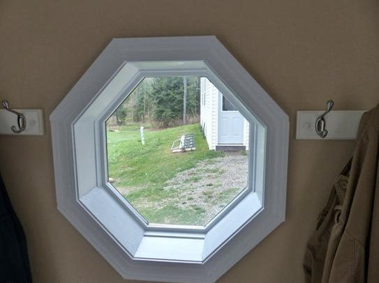 Octagon Geometric Window No Grid