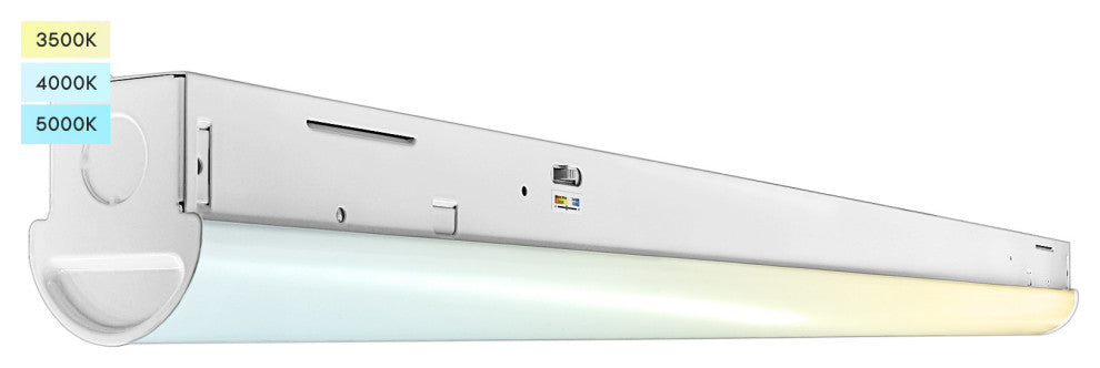 Luxrite 3FT Slim LED Shop Light 25W 3450 Lumens 3 CCT Colors Dimmable