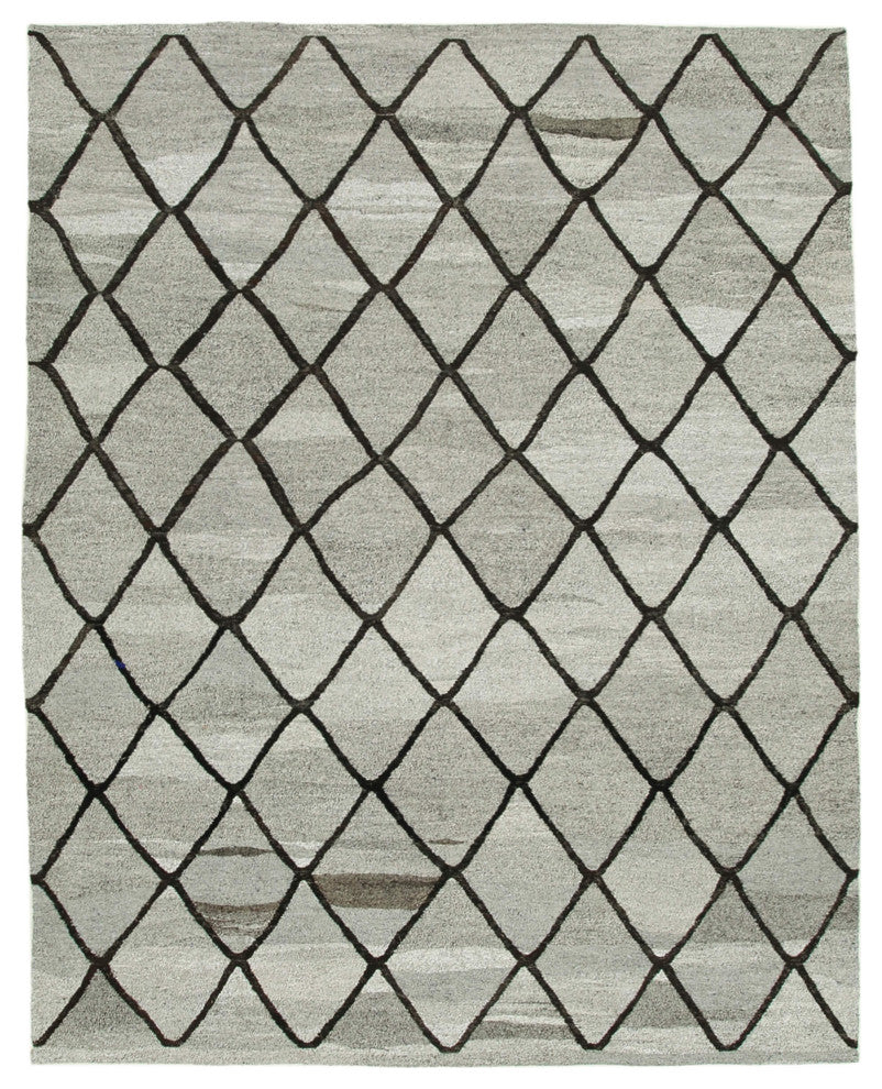 Rug N Carpet - Handwoven Turkish 8' 1'' x 10' 5'' Flatweave Wool Kilim Rug