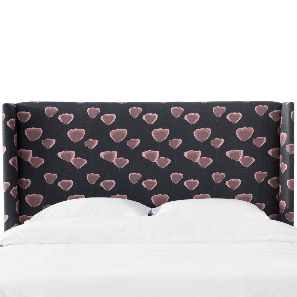 King Wingback Headboard, Poppy Navy