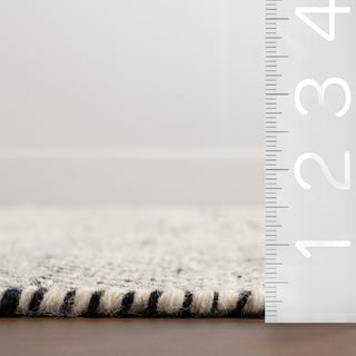 Nuloom Hand-Tufted Trellis Rug, Ivory 9'x12'