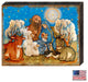 Nostalgic Nativity Wooden Wall Art, Large 24x18