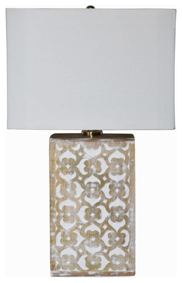Skye Blossom Lamp, Off White