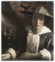 "Girl with a Flute" Digital Paper Print by Johannes Vermeer, 16"x18"