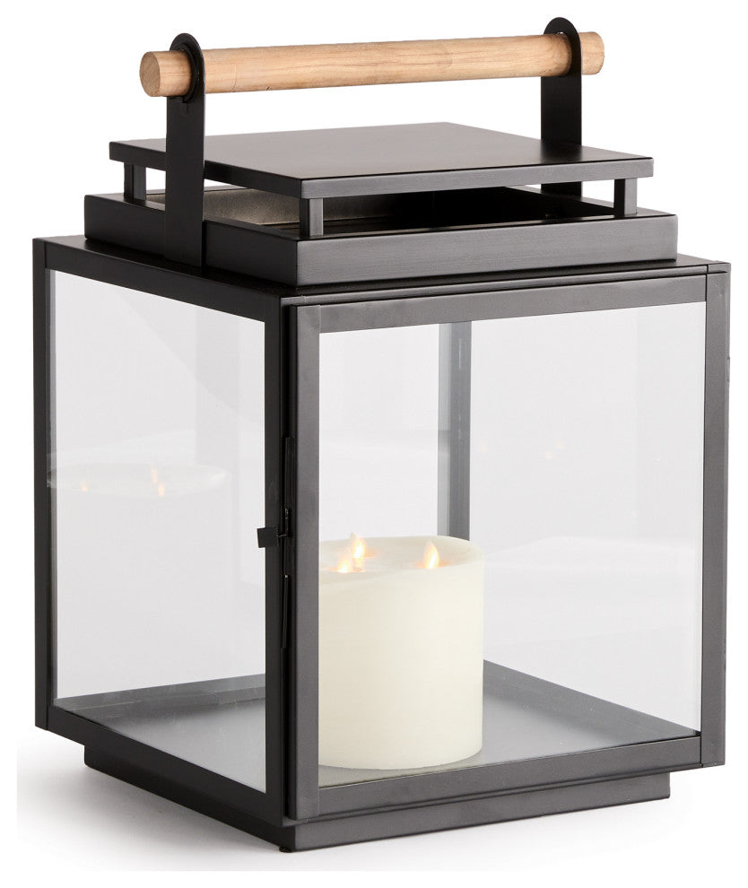 Adwin Outdoor Lantern Black, Large