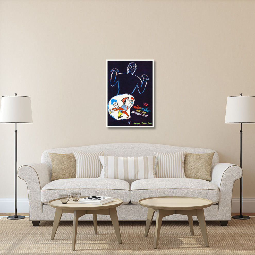 "Abbott & Costello - Invisible Man" Canvas by Hollywood Photo Archive, 28x40"