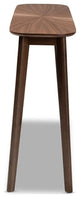 Baxton Studio Wendy Mid-Century Modern Walnuted Wood Console Table