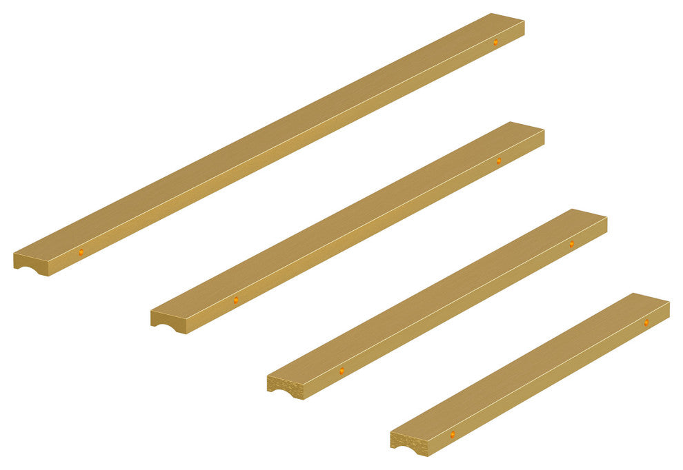 Dowell Series 3064 Handles, 10", 7.1" CTC, Golden, 3-Pack