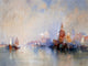 Tile Mural Seascape Venice The Lagoon By Thomas Moran, 6"x8", Matte
