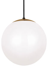 Leo 1-Light Pendant, Satin Brass
