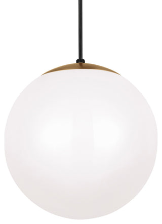 Leo 1-Light Pendant, Satin Brass