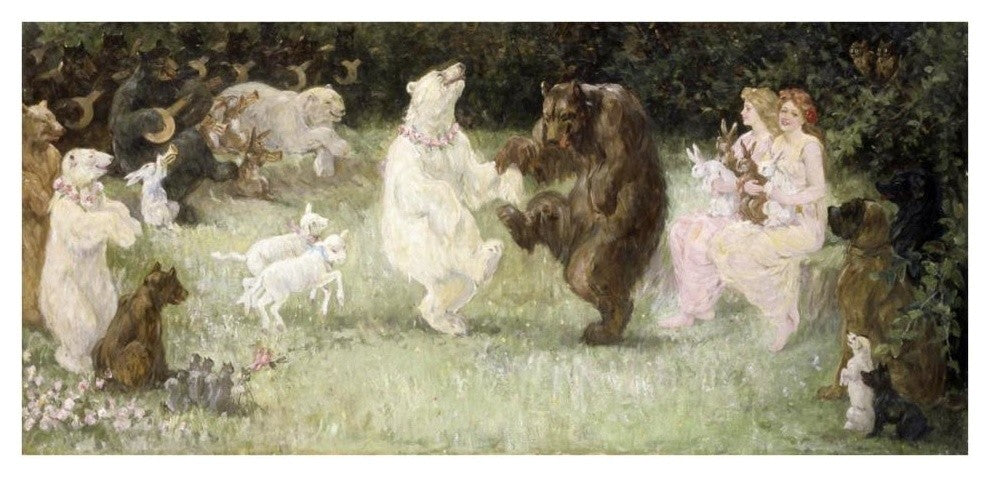 "The Rites of Spring" Digital Paper Print by Frederick Stuart Church, 38"x18"