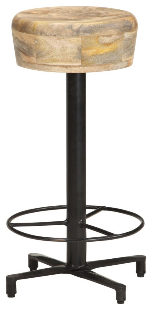 Vidaxl Bar Stools 2-Piece 26" Solid Mango Wood