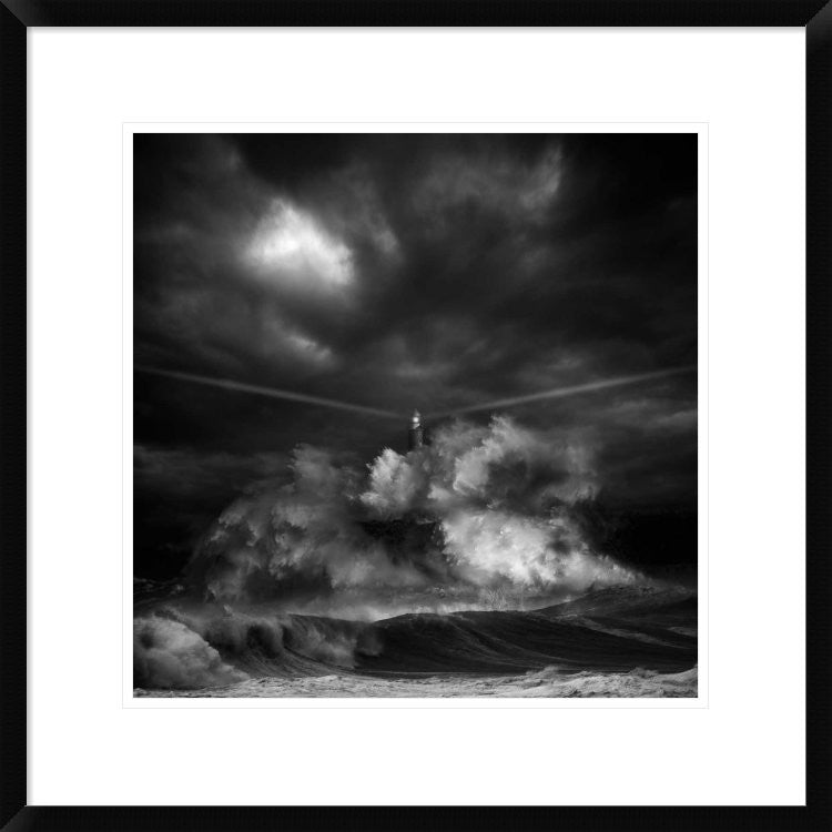 "Muro Time" Framed Digital Print by Pedro Sanchez, 24x24"