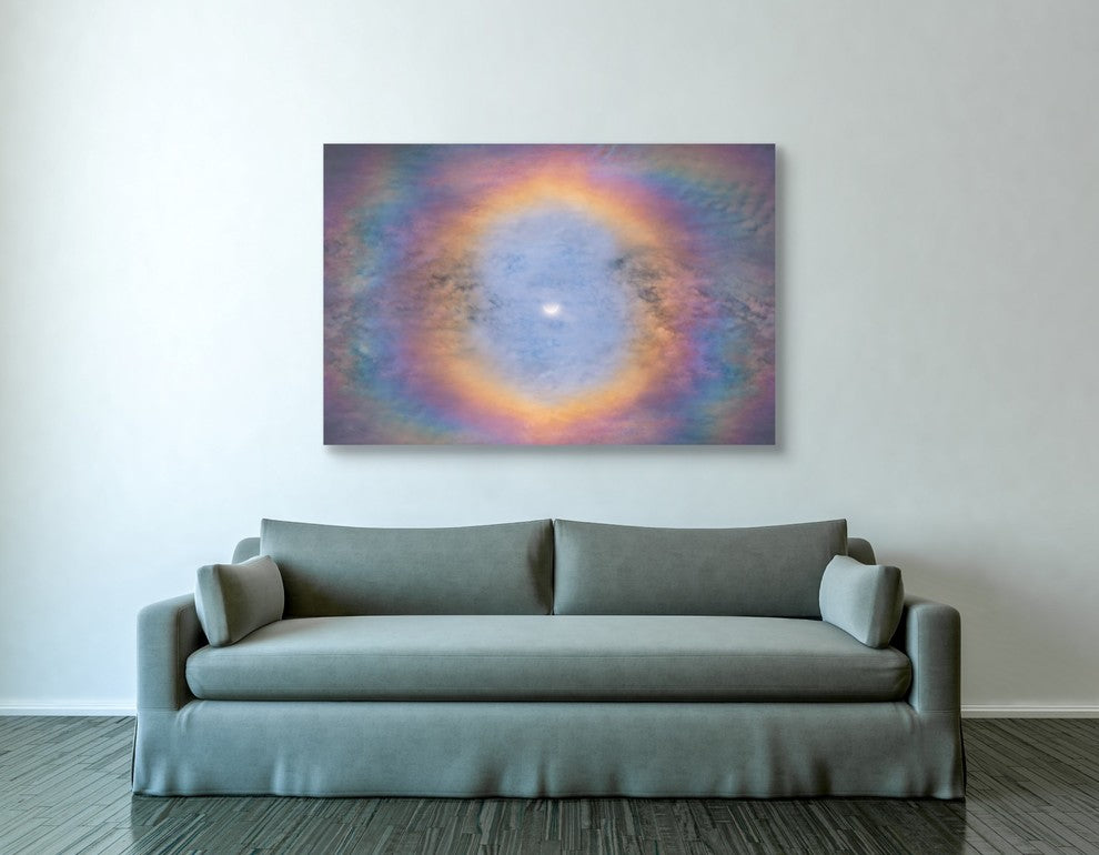 Epic Graffiti "Eye of the Eclipse" by Darren White, Giclee Canvas Art, 40"x60"