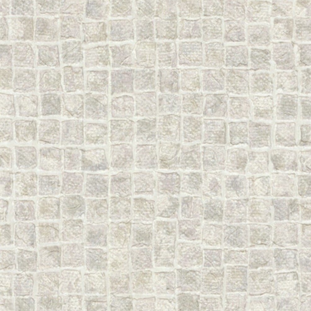 Alpha, Modern Trendy Stone Solid Embossed Wallpaper, Beige, Sample
