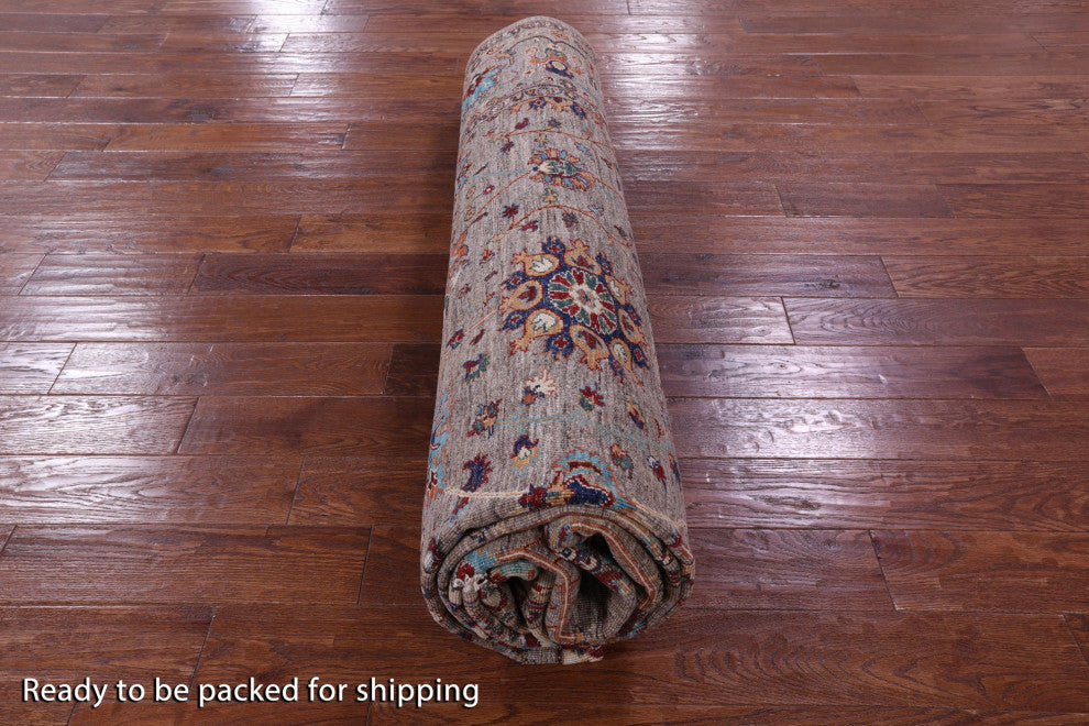 9' 1" X 11' 9" Persian Tabriz Handmade Rug Q11206