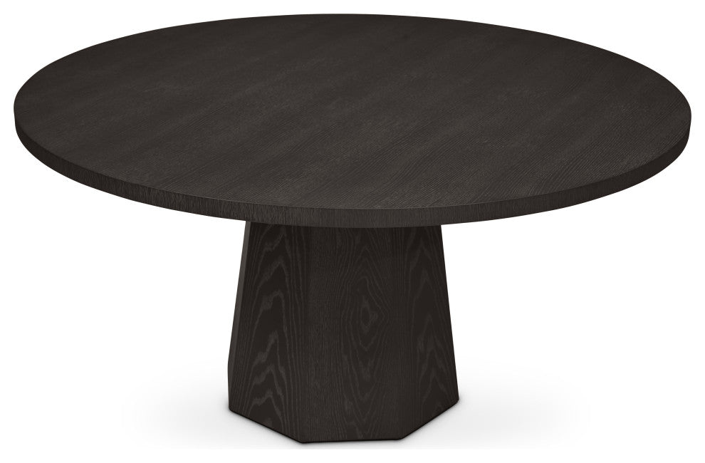 IE Series Kaia Round Dining Table, Charcoal