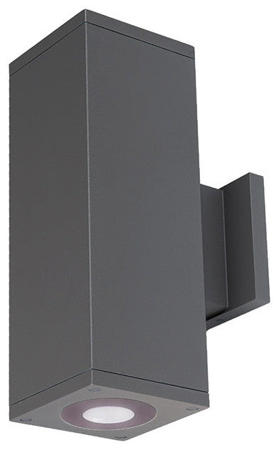 Cube Architectural 5" Ultra Narrow LED Up and Down Wall-Light 4000K, Graphite