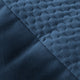 Jaxx Koku, Designer Two-Tone Bean Bag Chair, Quilted Microvelvet, Indigo