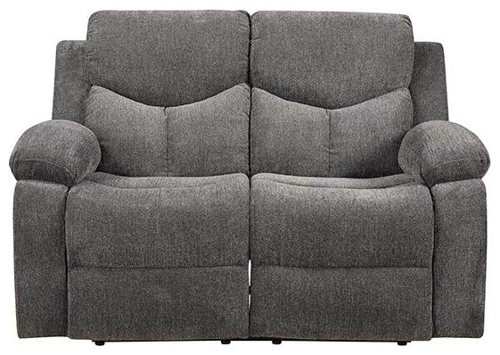 Acme Kalen Loveseat Motion Gray Chenille