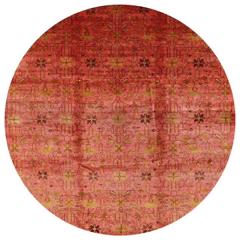 Ahgly Company Indoor Round Mid-Century Modern Area Rugs, 3' Round