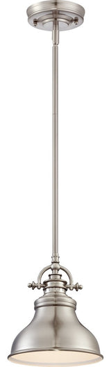 Quoizel ER1508BN One Light Mini Pendant Emery Brushed Nickel