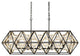 Marcia 5-Lt Linear Pendant - MB/FG