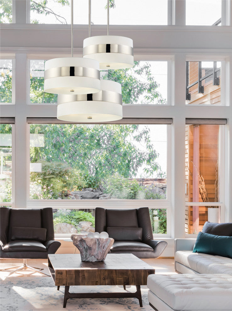 Libby Langdon for Crystorama Grayson 5 Light Polished Nickel Chandelier