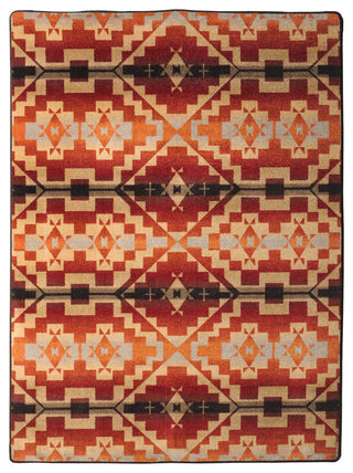 Life Path Rug, Fire, 5'4x7'8