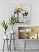 "Glowing Yellow Flowers" Painting Print on Wrapped Canvas