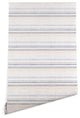 Deny Designs Holli Zollinger French Stripe Navy Wallpaper, Beige, 2''x8''