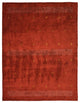 HAND KNOTTED LOOM SILK ECO-FRIENDLY RUGS-9'x12',Rectangle,Light Red,Contemporary