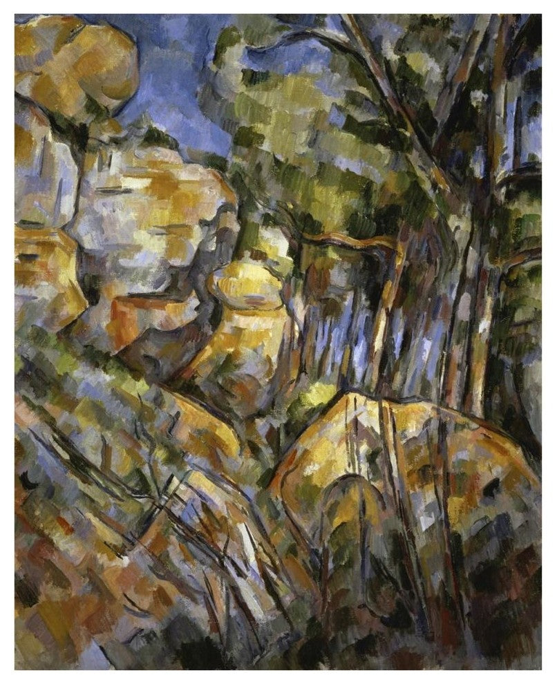 "Le Paysage des Dernieres Annes" Digital Paper Print by Paul Cezanne, 34"x42"