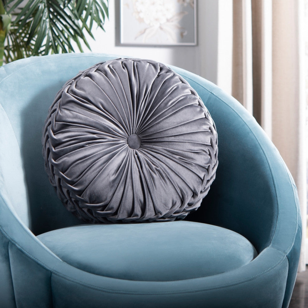 Safavieh Leila Pillow Grey 18" X 18"