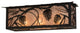 24L Whispering Pines Oblong Flushmount