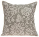 20" X 7" X 20" Beautiful Transitional Tan Pillow Cover With Down Insert