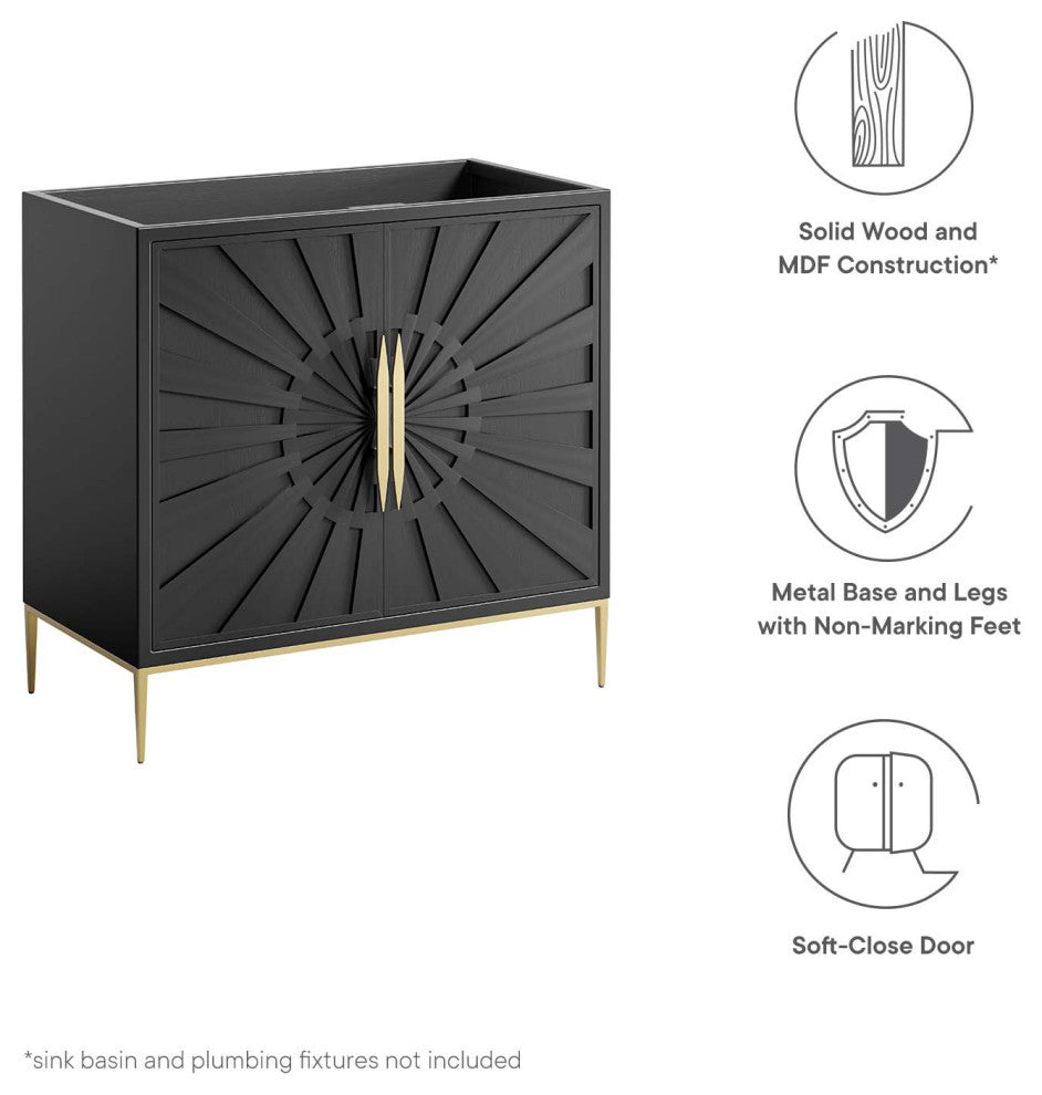 Awaken 36" Bathroom Vanity Cabinet