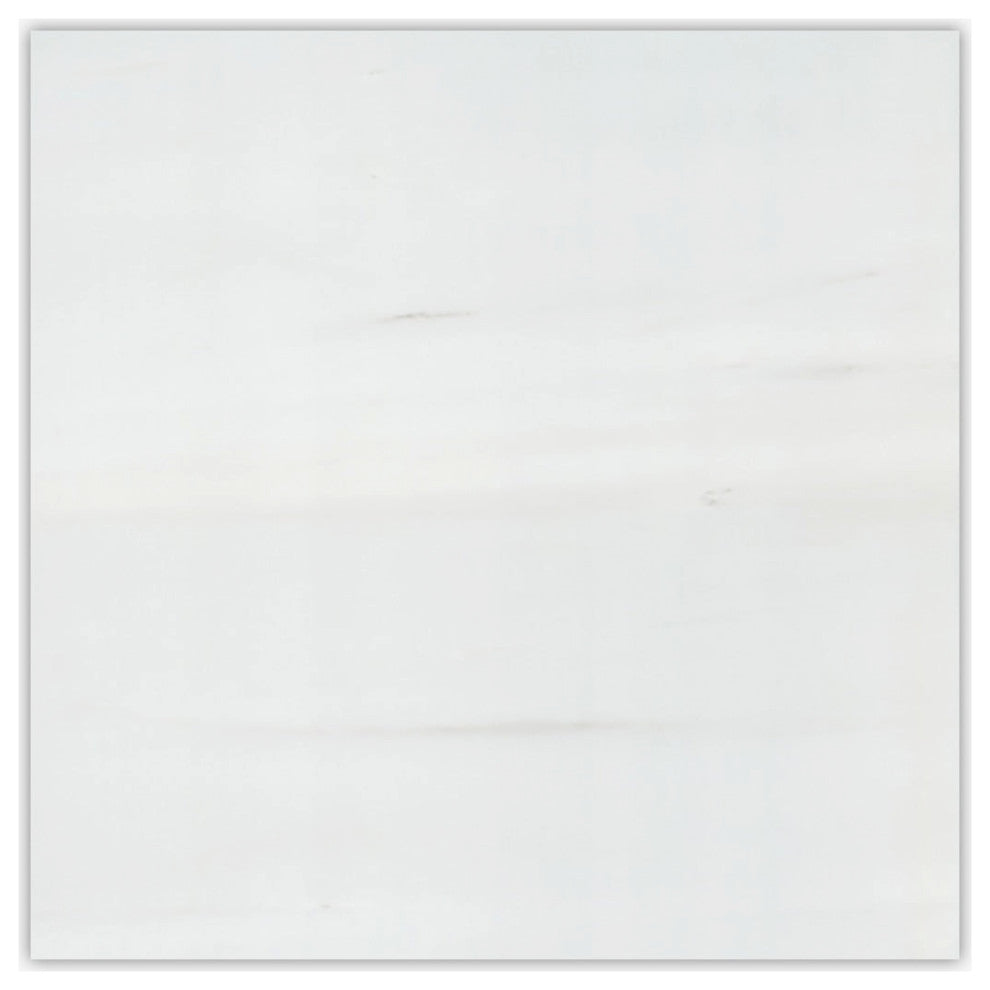Bianco Dolomiti Polished 12x12 Micro Beveled Marble Tile