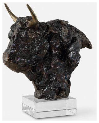 Uttermost - 18148 - Sculpture - Bison - Tarnished Bronze