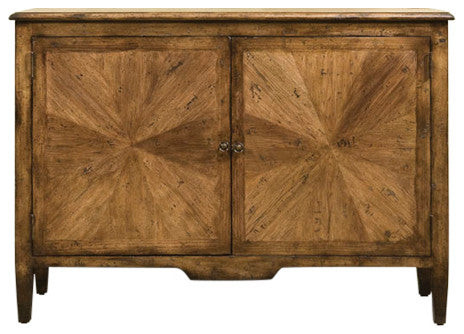 Transitional Pecan Cabinet