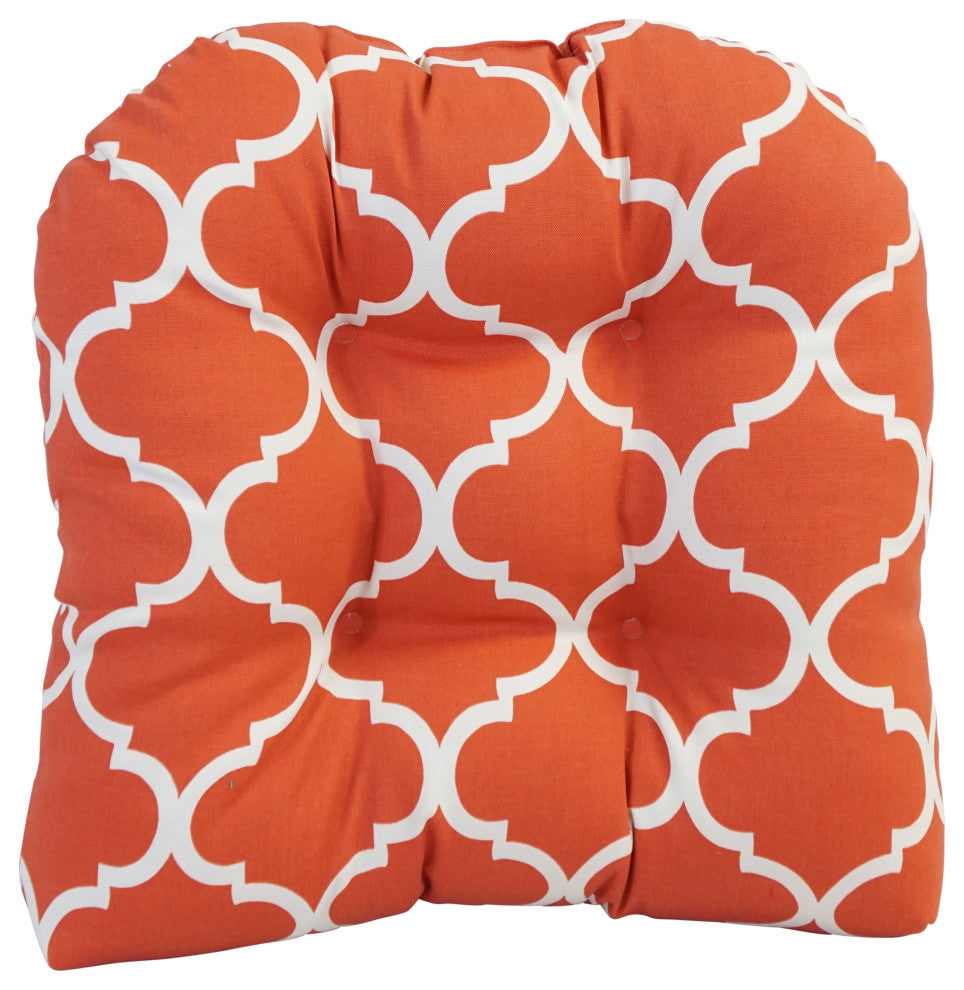 19" U-Shaped Dining Chair Cushions, Set of 2, Landview Mango
