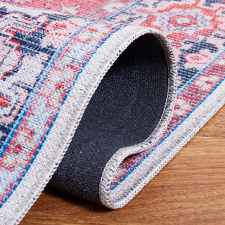 Safavieh Serapi SEP369 Rug Machine-Washable, Blue/Rust, 8'x10'