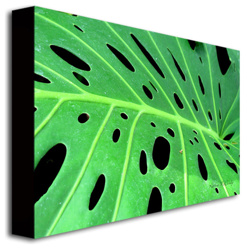 'Tropical Leaf' Canvas Art by Kathie McCurdy